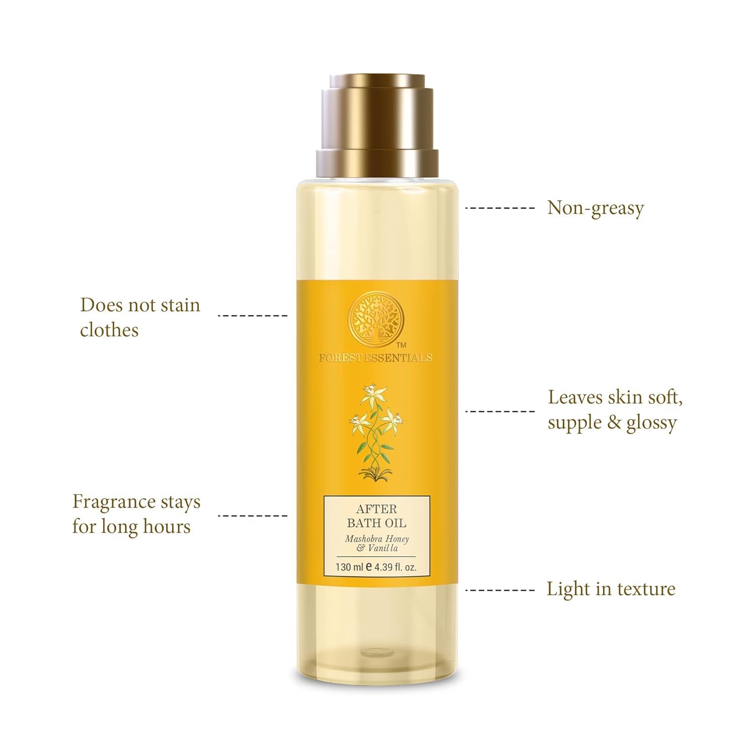 Amazon.com : Forest-Essential's After Bath Oil, Mashobra Honey